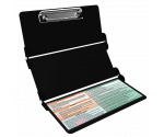 WhiteCoat Clipboard® Trifold - Black Physical Therapy Edition